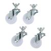 Heater Wheels 4PCS Casters Replacement for Electric Oil Heater with Easy Mount