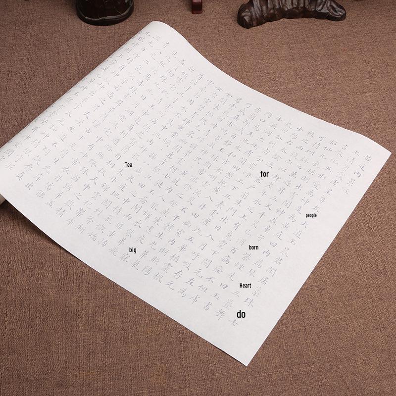 

Guo Shangxian Qing Dynasty Small Regular Script Calligraphy Practice Book with Soft Brush and Red Outline” White