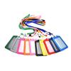 Vertical Transverse Plastic Id Name Card Holder Work Badge W/ Lanyard