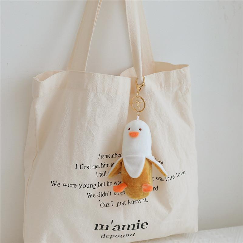 Banana Duck Plushie Cartoon Animal Soft Toy For Girls Kids Gift