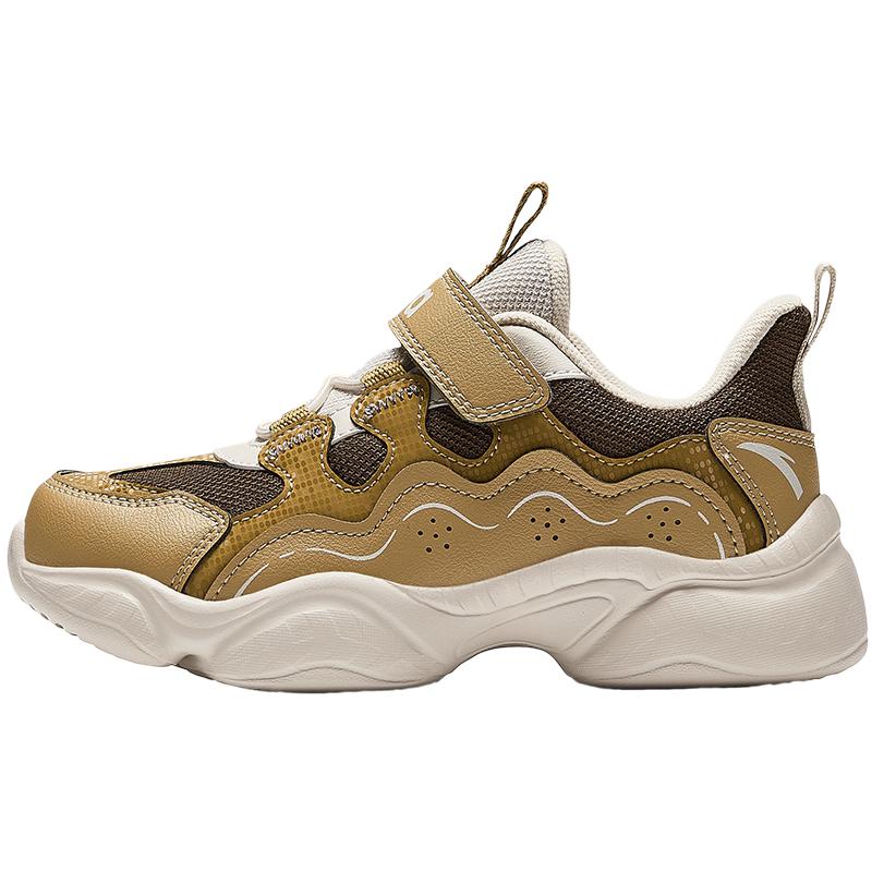 

Anta Детские сетчатые удобные универсальные легкие амортизирующие низкие повседневные кроссовки Детская повседневная обувь Коричневый A12449943-1