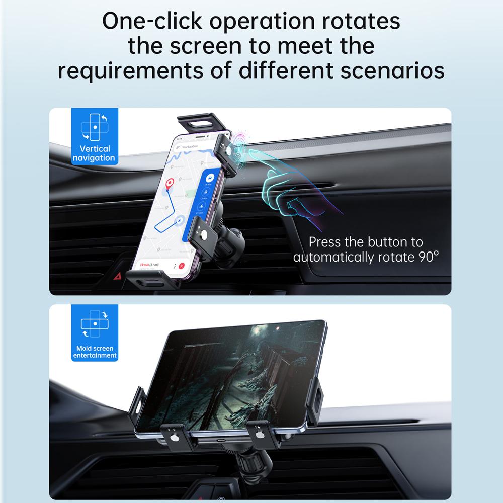 Wireless Car Charger Fast Charging Phone Car Mount Car Phone Holder for Samsung Galaxy Z Fold 5/4/3/2/S24 iPhone 15 Pro Google