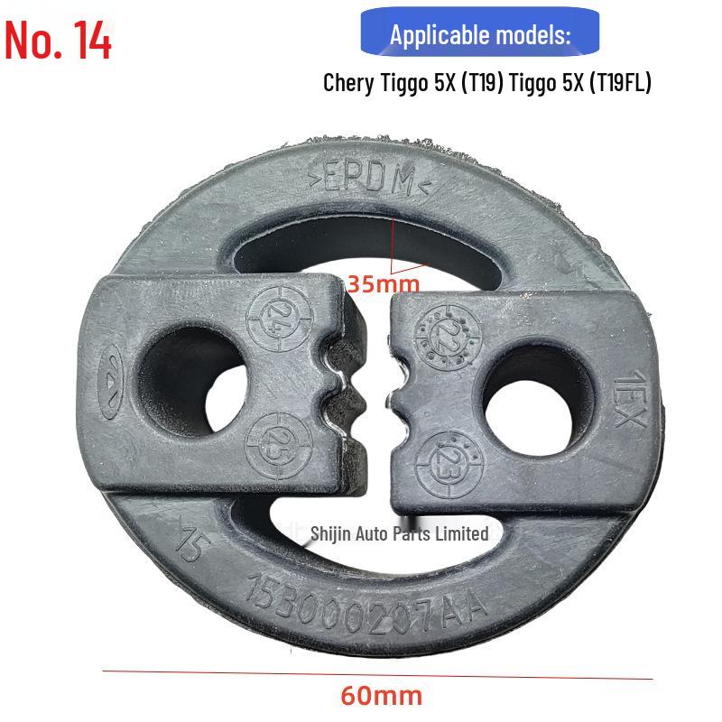 Universal Exhaust Pipe Muffler Hanger Rubber Sleeve