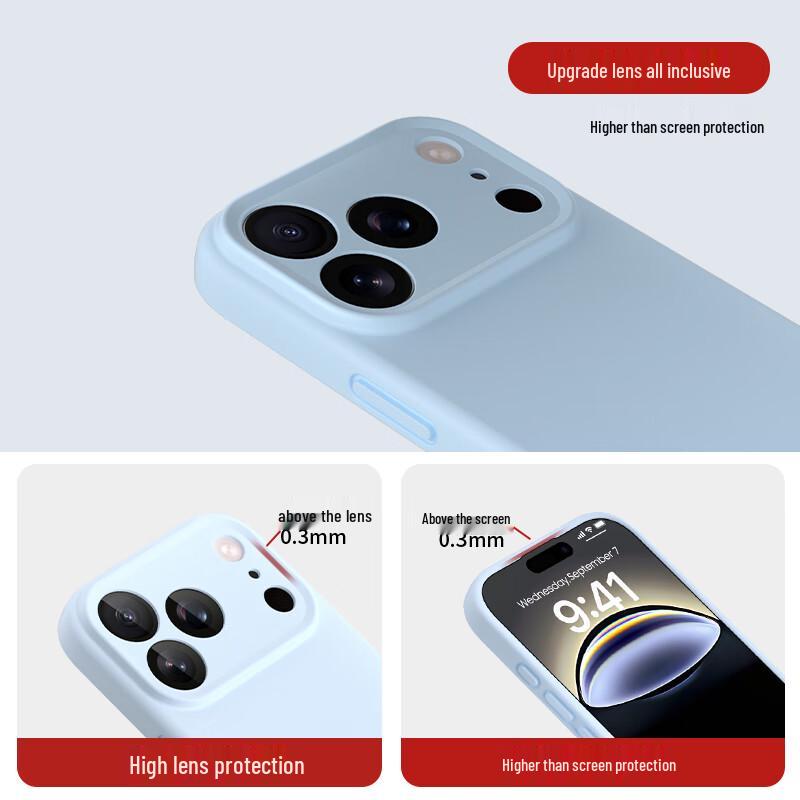 Shangsu Liquid Silicone Phone Case for iPhone 17 Series