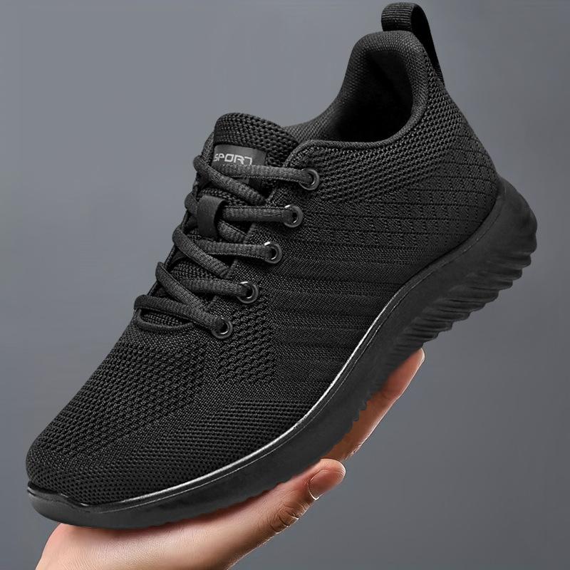Shoes men's sports and leisure shoes foreign trade men's shoes sneakers solid color versatile men's shoes lightweight running shoes