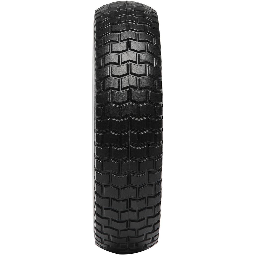 Solid PU Run-Flat Tire Wheel, 10", 2-Pack, 180 lbs Dynamic Load, 220 lbs Static Load, Flat Free Tubeless Tires and Wheels for Hand Truck, Utility