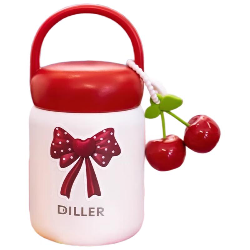 Diller 200ml Cherry Insulated Water Bottle