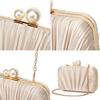 [Baisikou] 3-Way Party Bag, Wedding Bag, Women's Clutch Bag, Formal Bag, Wedding, Reception, Graduation, Fireworks Display, Coming-of-Age Ceremony,