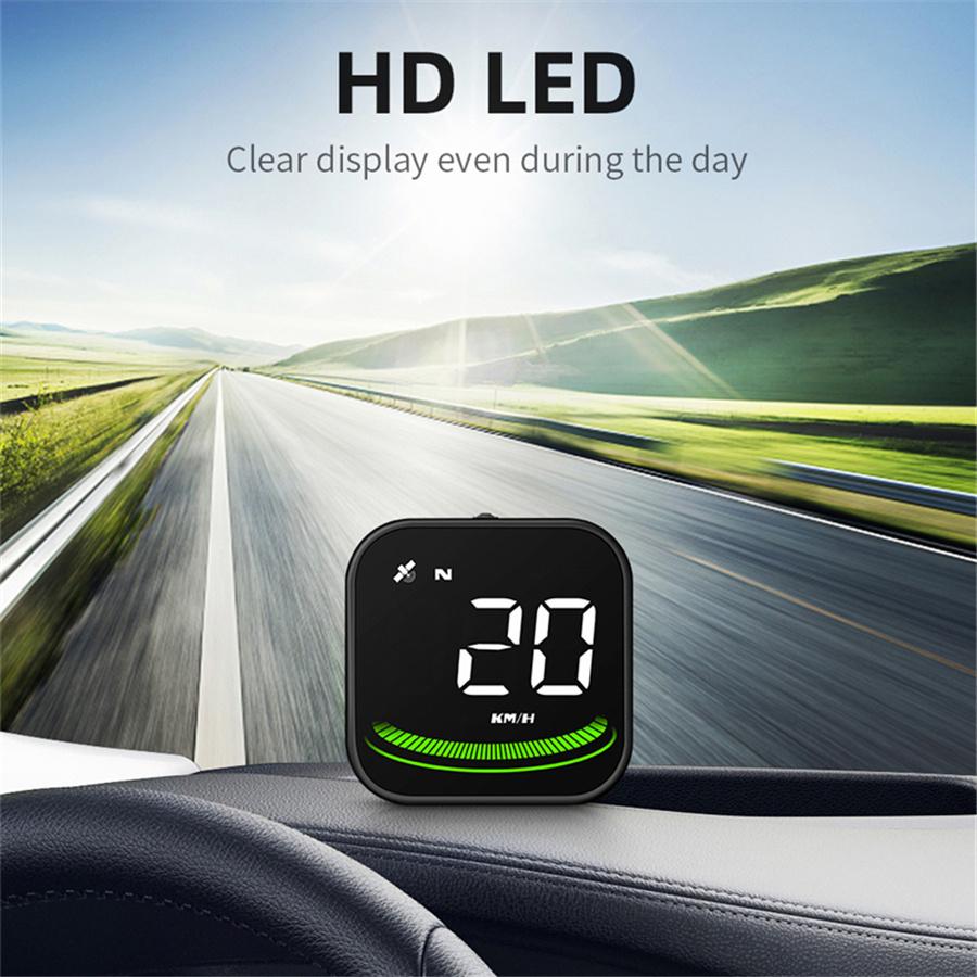 Digital GPS Speedometer Car HUD Head Up Display Overspeed Alarm Meter KM/H MPH