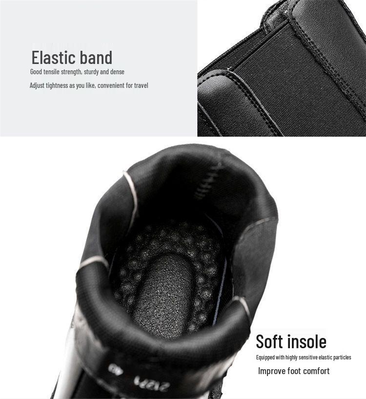 Men's High-Top Chelsea Boots: British Style Martin Leather Boots for Autumn/Winter