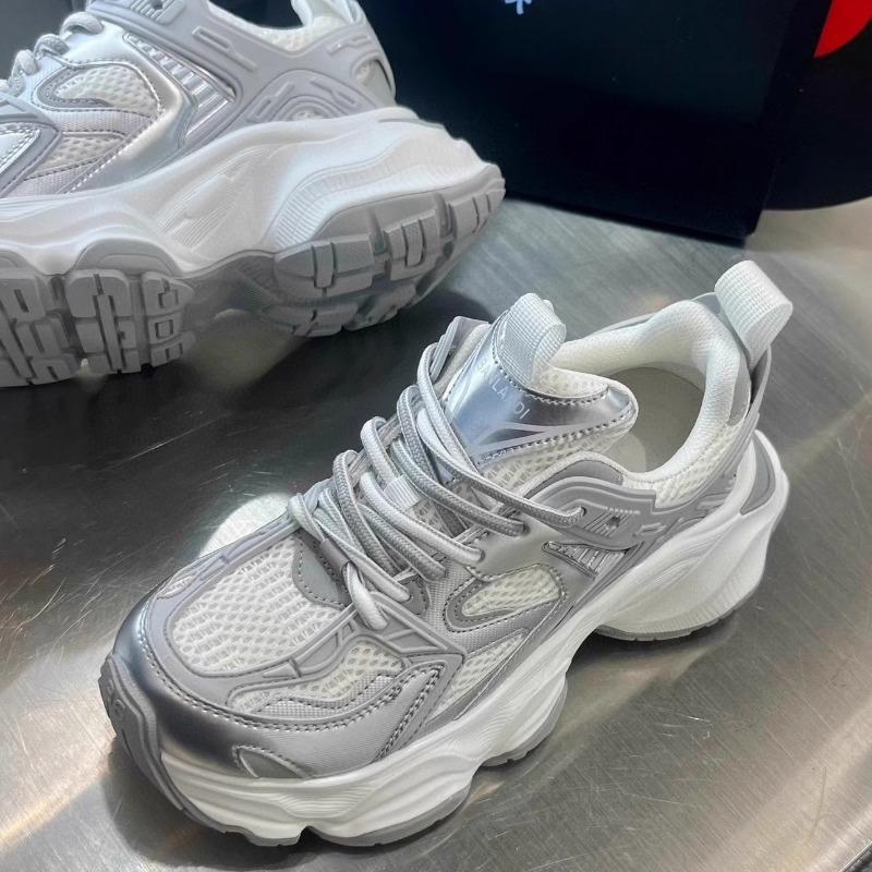 High Street Versatile Student Sneakers Fried Street Platform Dad Shoes Show Feet Small Mesh Street Shooting Casual Shoes