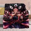 Jujutsu Kaisen Anime Flannel Blanket - Soft Warm Perfect for Sofa, Bedding Camping Travel Office Home Decor -QJY
