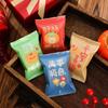 100pcs Handmade Snowflake Crisp Packaging Bag Transparent New Year Sealing Bag  Snack
