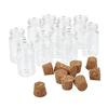 10 Pcs Mini Bouteilles en Verre Vides avec Bouchon de Liège Pendentif Charm Flacons Souhait Artisanat Bocaux en Verre Rangement Thé Café Sucre