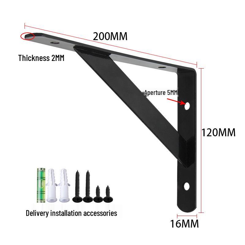 Compact Triangular Wall-Mounted Storage Shelf for Microwave Ovens