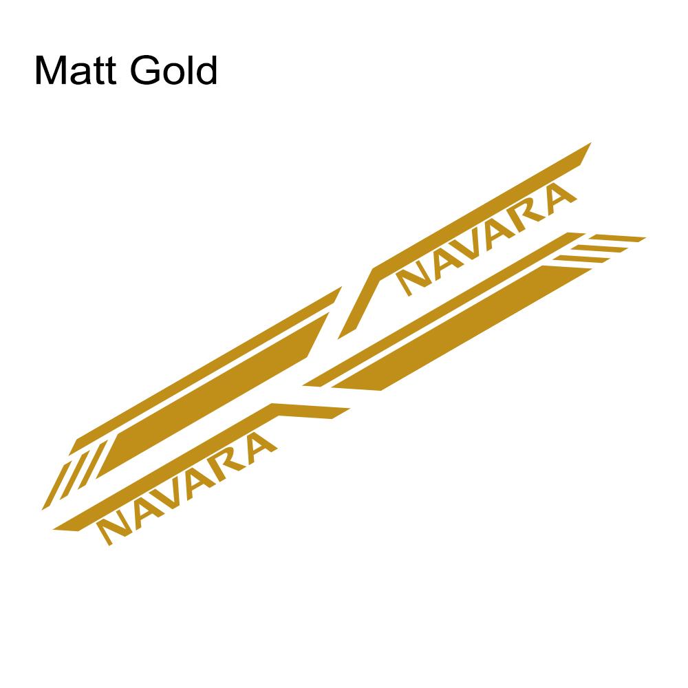 Car Trunk Side Sticker For Nissan Navara D40 D22 D23 NP300 Pickup Truck Stripes Style Decals Vinyl Cover Auto Tuning Accessories