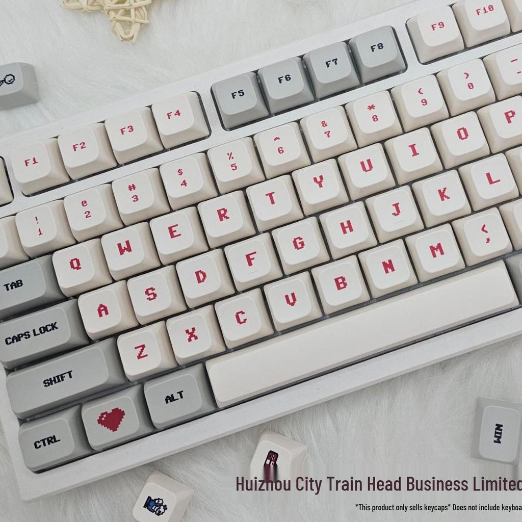 E-sports Retro Arcade FC Keycaps (XDA PBT) for IKBC Ningzhi Keyboards (61/64/84/87/980/104)