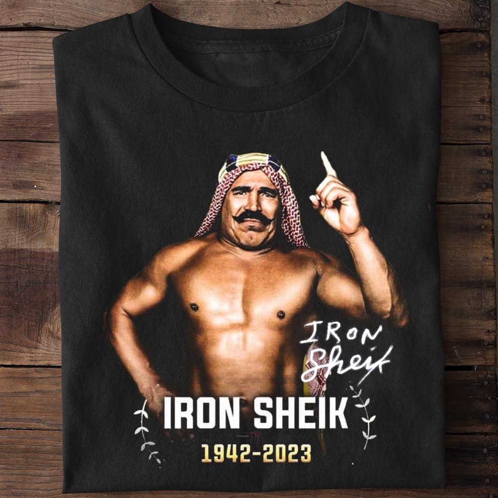 Rare The Iron Sheik 1942 2023 Gift For Fan Black S-2345XL Unisex T-shirt Unisex T-Shirt S