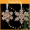 Christmas Tree Scene Decor With Pc Snowflake Ornaments For Holiday Celebration