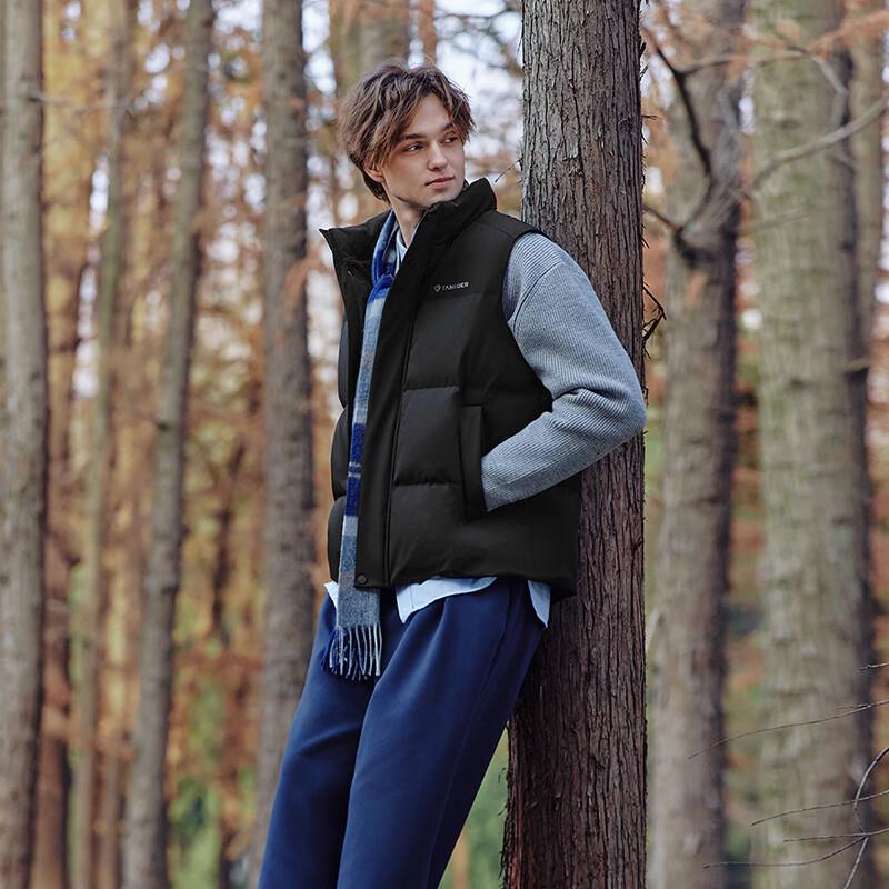 Tamboer Men's Autumn/Winter Stand-Collar Down Vest