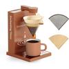 Cafeteiras Americano Dobráveis Usadas com Filtros Descartáveis ou Reutilizáveis, Máquinas de Café de Dose Única, Máquina de Café Drip Portátil Pessoal
