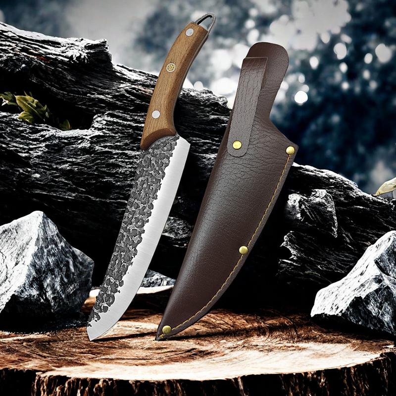 Kitchen Meat Cleaver Handmade Forged Chef Knife Slicing Boning Butcher Knife Sushi Fish Knife Vegetable Cutting Tools