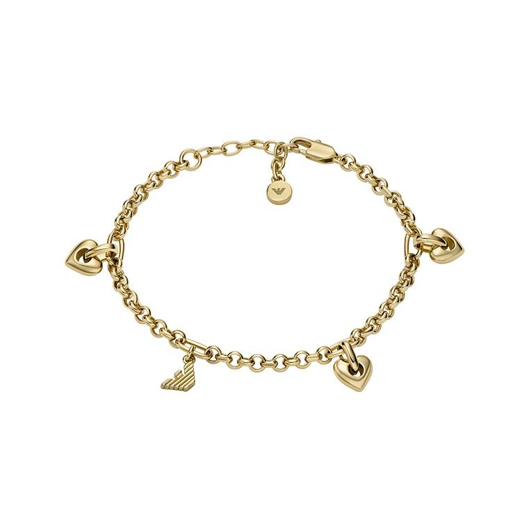 

Emporio Armani Egs3268710 Brass Bracelet Women Bracelets Gold EGS3268710 Basic Packaging-Box