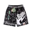 Pantaloncini Casual Bape Shark Camo da Uomo Estivi da Spiaggia Board Shorts a 5 Tasche Pantaloncini da Campo Streetwear