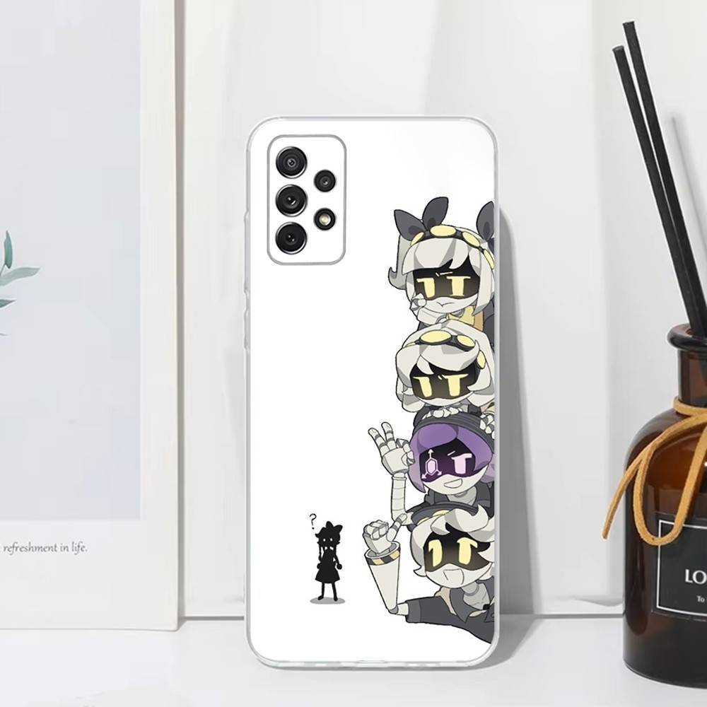 Anime M-Murder D-Drones-Uzi Phone Case For Samsung S30,S23,S21,S22,S20,Ultra,FE,Lite, S10,S9,S8,PIus,Transparent, Silicone Case