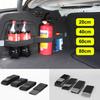 1pc organizador tronco do carro fixação cinto saco de armazenamento fitas mágicas para vw polo golf para assento ibiza leon para skoda octavia transponder