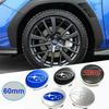 For Subaru ASCENT BRZ FORESTER IMPREZA XV WRC WRX LEGACY OUTBACK STI 4pcs 60mm Car Wheel Center Covers Tire Hub Caps Decoration WW5