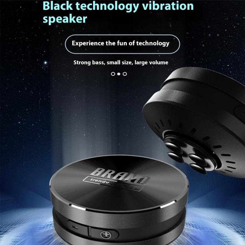 Wireless Bluetooth-compatible Speaker Metal Mini Bone Conduction Speaker Portable Stereophonic Sound Player For Home Car