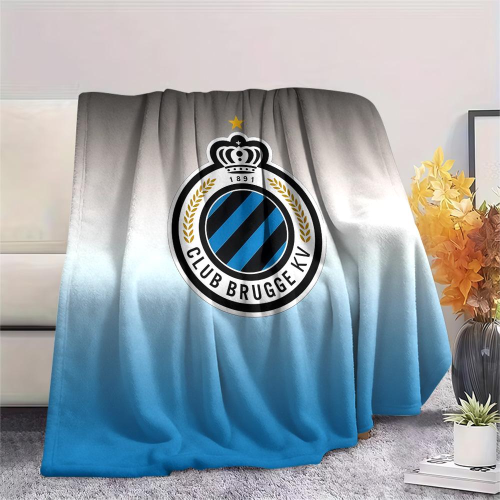 Club Brugge KV Flannel Blanket, High Quality Comfortable for All Seasons, Home Decor, Warmth and Comfort