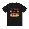 2026 Unisex Crew Neck Casual Short Sleeve Printed With Funny Meme I Cant Eat Gluten Eating It Makes My Stomach Ache Tshirt