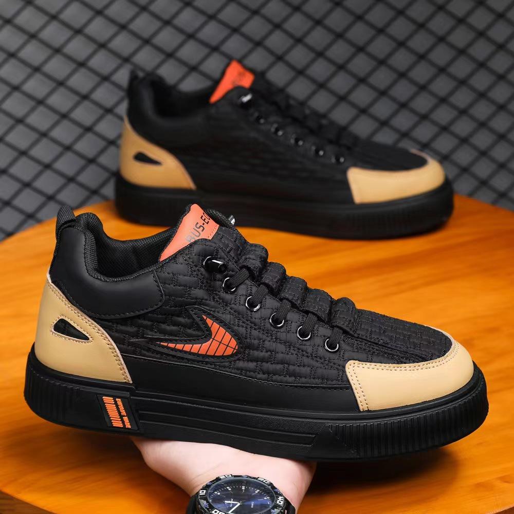 One pedal men's shoes autumn and winter new Internet celebrity explosion leisure one pedal youth sports Korean version of low-top board shoes