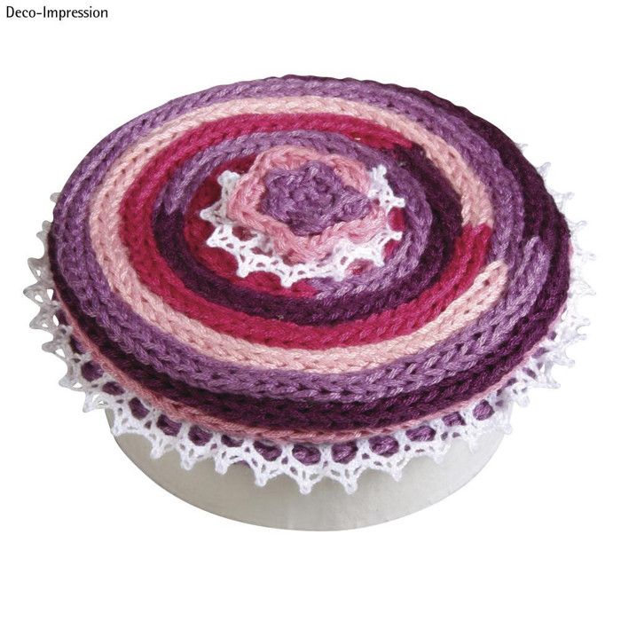 Tricotin Ø 3,4 cm 6 boucles Ø trou 1,5 cm