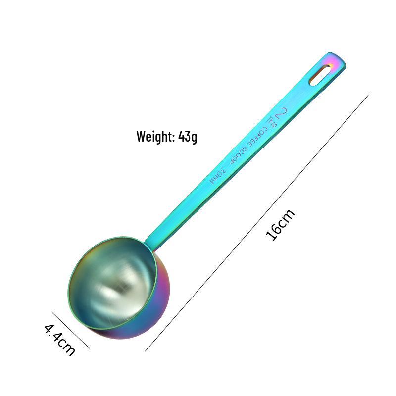 304 Stainless Steel Measuring Spoons for Milk Powder, Coffee Beans, and Flour - 15/30ML for Kitchen Baking