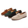 Wildleder Herren Slipper Schuhe Mode Herrenschuhe Freizeitschuhe Mann Party Hochzeit Schuhe Große Größe 37-47