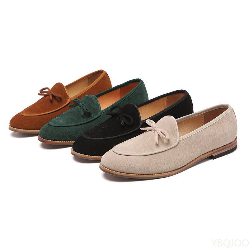 Pantofi Loafer din Piele Suede pentru Bărbați Pantofi Fashion pentru Bărbați Pantofi Casual pentru Bărbați Încălțăminte pentru Petrecere Nuntă Mărimi Mari 37-47