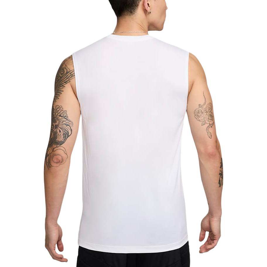 Nike Dri-Fit Comfortable Quick-Dry Sleeveless Basketball Jersey Men Tops White FV8401100