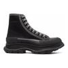 Alexander Mcqueen Tread Slick High Top Sneakers 'Black Grey' 662681W4MV81081