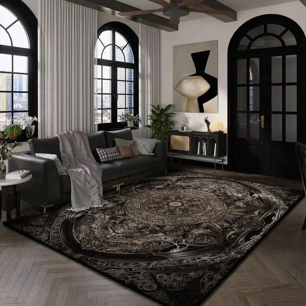 Large Modern Area Rug for Living Room Home Office Plush Non-Slip Floor Mat Machine Washable