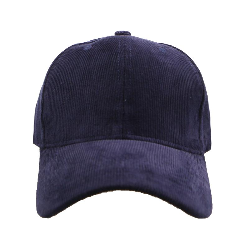 EIGHTVOLUME Ev Plain Corduroy Cap (Navy)