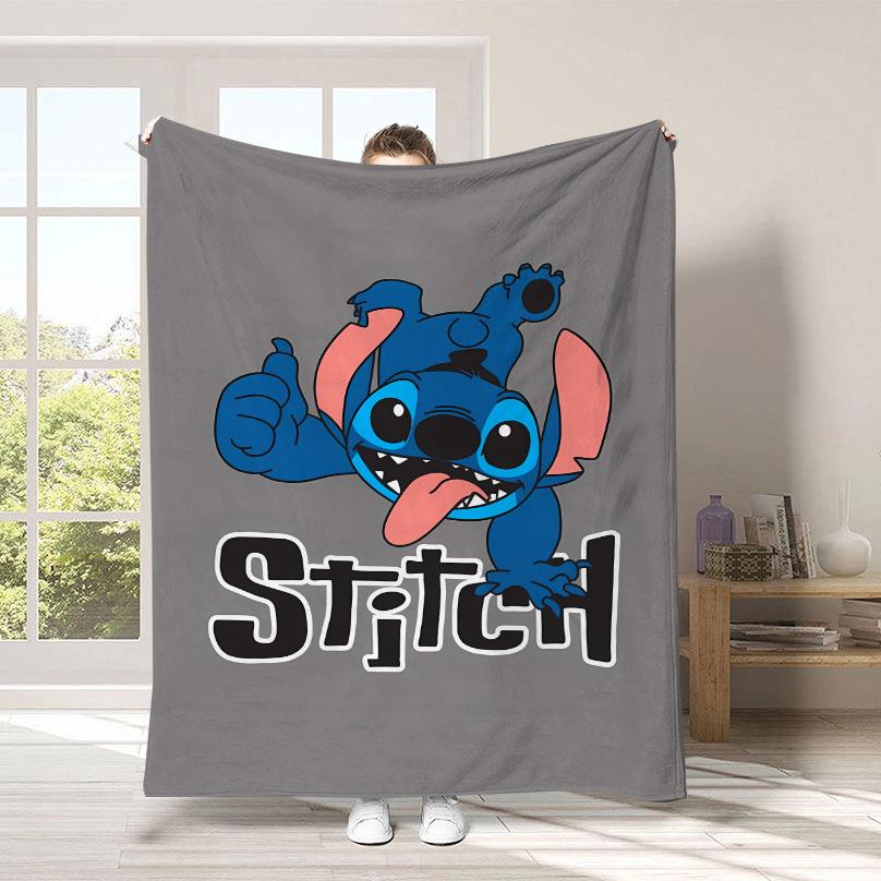 Couverture Dessin Animé Stitch Couverture Peluche Mignonne Stitch Couverture Quatre Saisons