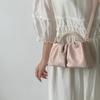 Spring and Summer New Fashion Joker Texture Pearl Pleated Clouds Pearl Sweet Pink Handbag Dinner Bag Bag Women's Handbag