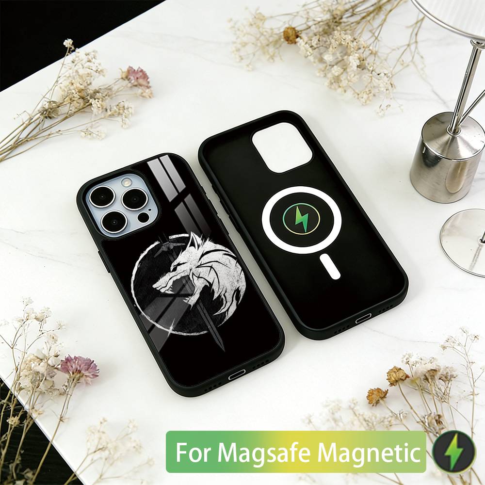 

Turk Wolf Phone Case For iPhone17,16,15,14,13,12,11 Plus,Pro Magnetic For Magsafe Wireless Charging iPhone12Pro