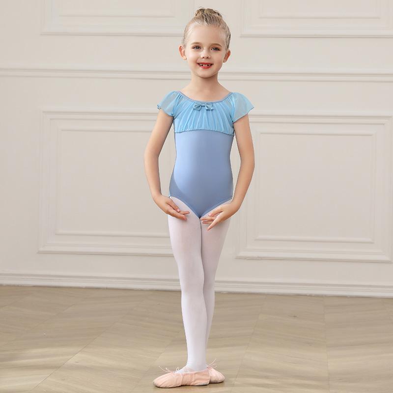 Children Dance Leotards Girls Ballet Leotard Gymnastic Bodysuit Practice Stage Ballet Costumes