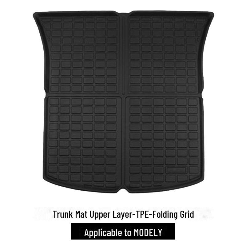 Tesla Model 3/Y Custom Front & Rear TPE Trunk Mats
