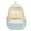 Trendy Backpack Nylon For Girls With Letter Print And Color Design Blocking