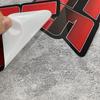 Red Laser Digital Sticker 1PC, Waterproof UV Resistant PVC Self-Adhesive Decal for Car Instrument Panel